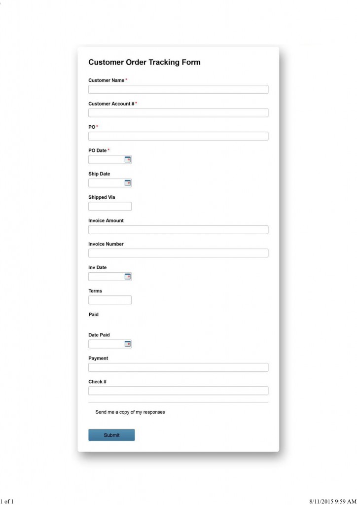 Web Form Example